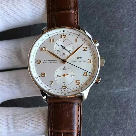 fake iwc portuguese|authentic iwc watch.